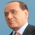Foto del capo coalizione Silvio Berlusconi